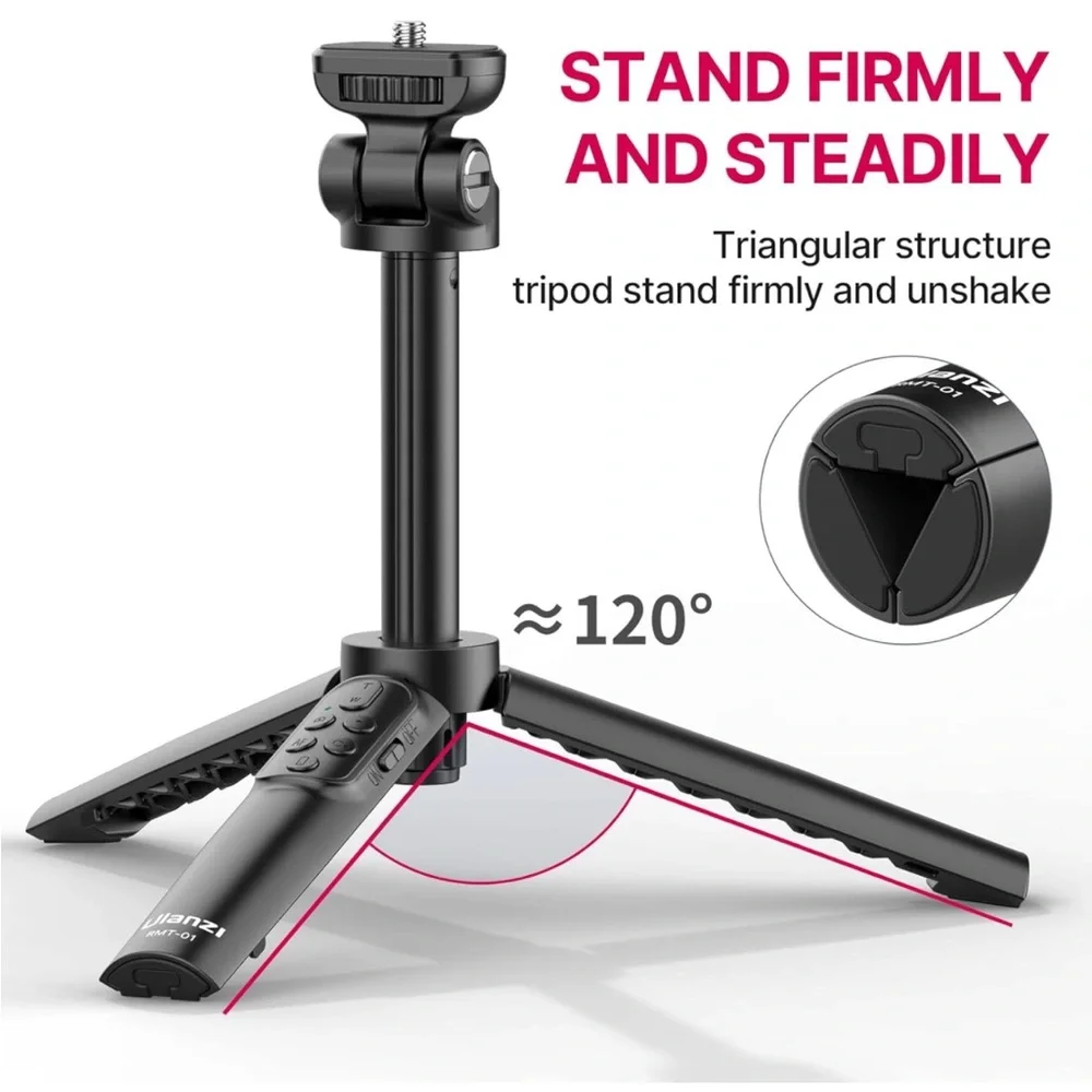 Ulanzi wireless Bluetooth extendable tripod (RMT-01) New in unopened box